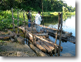 Transport on Machu Huasi oxbow lake