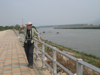 Jette at the Mekong River